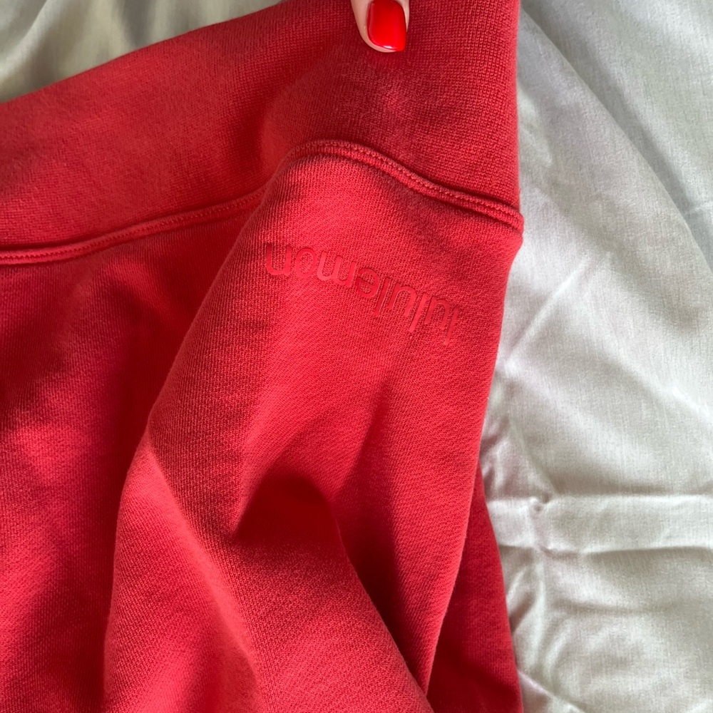 Lululemon Perfectly Oversized Crewneck Sweatshirt - Cherry Red